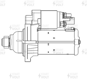 LSt1830, Стартер для а/м VAG Octavia A7 (12-)/Golf VII (12-) 1.2TSI/1.4TSI/1.8TSI 1,4кВт (LSt 1830)