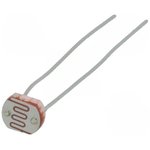 PGM5537, Фоторезистор, 100мВт, 16-50кОм, 540нм, Монтаж THT, 150ВDC, 5мм