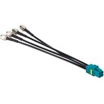 095-820-175-006,CABLE, MINI FAKRA JACK-4 X SMA PLUG, 6"