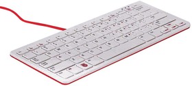 Фото 1/3 RPI-KEYB (UK)-RED/WHITE, Development Kit Accessory, Official Raspberry Pi Keyboard, Red/White, UK Layout, Wired