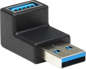 U324-000-DN, USB Connectors USB3.0 SPRSPD UP ANG ADPTR M/F