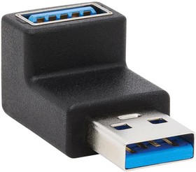 U324-000-UP, USB ADAPTER, 3.0 TYPE-A PLUG-RCPT, BLACK