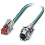 1406085, Assembled Ethernet cable - CAT5e - shielded - 2-pair - 26 AWG stranded ...