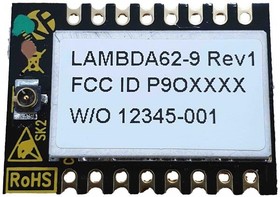 Фото 1/4 LAMBDA62C-9S, Sub-GHz Modules 915MHz LoRa TRX Module SX1262 SMT Package