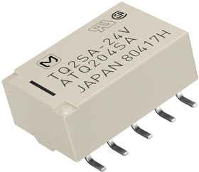 TQ2SA-L2-5V, Сигнальное реле, 5 В DC, DPDT, 2 А, Серия TQ-SMD, SMD (Поверхностный Монтаж)