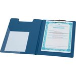 Папка-планшет A4 синий с верх.створкой Россия