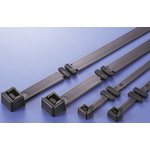 111-98160 CTF250-PA66-BK, Cable Tie, 355mm x 13 mm, Black Polyamide 6.6 (PA66), Pk-50