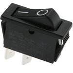 C1300ALAAA, SPST, On-Off Rocker Switch Panel Mount