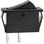 C1300ALAAA, SPST, On-Off Rocker Switch Panel Mount