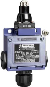 XCKM3902H29EX, Roller Plunger Limit Switch, 2NC/1NO, IP66, 3P, Metal Housing, 400V ac Max, 6A Max