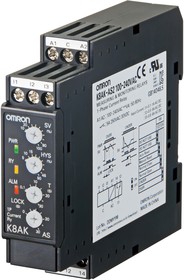 Фото 1/4 K8AK-AS1 24VAC/DC, Current Monitoring Relay, 1 Phase, SPDT, DIN Rail