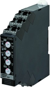 Фото 1/3 K8DT-AS2CA, Модуль: реле контроля тока; ток AC/DC; 100-240ВAC; DIN; SPDT; IP20