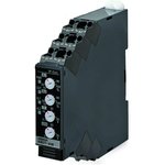 K8DT-AW2CA, Модуль: реле контроля тока; ток AC/DC; 100-240ВAC; DIN; SPDT; IP20