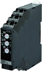 Фото 1/2 K8DT-VS3CA, Модуль: реле контроля напряжения; Uпит: 100-240ВAC; DIN; SPDT