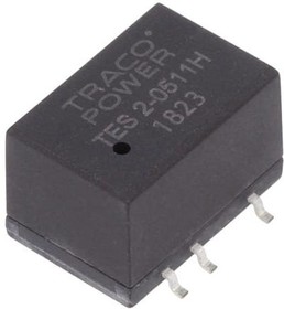 Фото 1/3 TES 2-0511H, Isolated DC/DC Converters - SMD Product Type: DC/DC; Package Style: SMD; Output Power (W): 2; Input Voltage: 5 VDC +/-10%; Outp