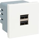 Розетка USB, сила тока 2.1 А без индикатора E2MR2-20USB-10