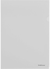 Папка-уголок ERICH KRAUSE "Fizzy Clear", прозрачная, 0,12 мм, 50150