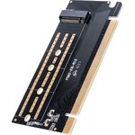 Контроллер M.2 NVMe - PCI-E 3.0 X16 Orico PSM2-X16, черный (ORICO-PSM2-X16)