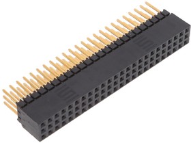 ESQ-124-38-G-T, PC / 104 Connectors Elevated Socket Strip, 0.100