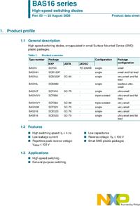 BAS316,115, Диод импульсный, 0.25А, 100В [SOD-323.] – купить оптом и в ...