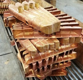 161K1301075, Бак нижний МТЗ 80/82 алюминий