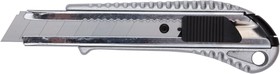 Фото 1/3 10172, Нож технический "Классик" 18 мм, усиленнный, метал. корпус, резиновая вставка