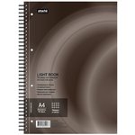 Business notebook 100L,CL,A4,LightBook, spiral,korich region,white block 70g/m