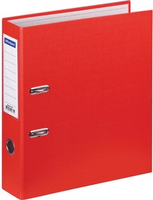Папка-регистратор 70 мм, бумвинил, с карманом на корешке, красная 162578
