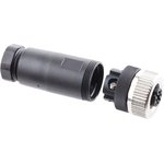 99-0430-12-04, Circular Connector, 4 Contacts, Cable Mount, M12 Connector, Plug ...