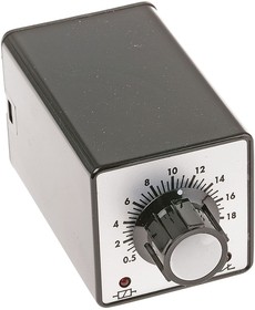 Фото 1/2 2BDE20SLP24VDC, Plug In Timer Relay, 24V dc, 2-Contact, 0.5 → 20s, 1-Function, DPDT