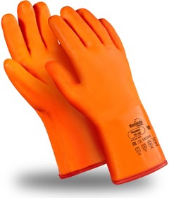Фото 1/2 Перчатки манипула (manipula) нордик утепленные,оранжевые, 11 2000000177717