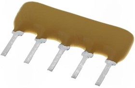 Фото 1/4 4605X-101-102LF, Фиксированный резистор цепи, 1 кОм, Общая Шина, 4 элемент(-ов), SIP, 5 вывод(-ов), PC Pin
