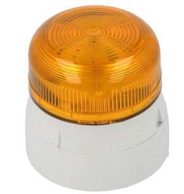 Фото 1/5 QBS-0034, Flashguard QBS Series Amber Flashing Beacon, 12 V dc, 24 V dc, Surface Mount, Xenon Bulb