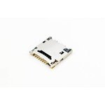 DM3CS-SF, 8 Position SMT Right Angle Gold Finish Micro SD Card Connector