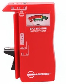 Фото 1/5 BAT-250-EUR, BAT-250-EUR Battery Tester 1.5 V, 9V, AA, AAA, C, D