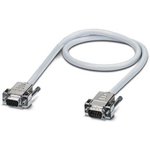 2299990, Assembled shielded round cable; connection 1: D-SUB socket strip (1x ...