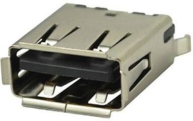 UJ2-AV-W4-TH, USB Connectors USB 2.0 type A jack 4 pin Vert White TH