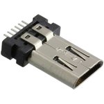 2129033-1, Conn Micro Hybrid USB Type B PL 17 POS 0.8mm Solder ST Thru-Hole 17 ...