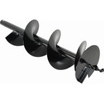 Шнек однозаходный для грунта мотобура ф = 100 мм, L = 800 мм SGA-100/800