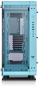 Фото 1/10 Корпус Thermaltake Core P6 TG Turquoise без БП ATX 10x120mm 6x140mm 2xUSB2.0 2xUSB3.0 audio bott PSU