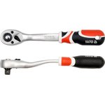 37130732 092 1, Трещотка с изогнутой ручкой 1/2" YT-0732