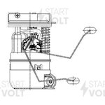 Модуль топл. насоса для а/м Renault Duster (10-) 1.6i 4x4 STARTVOLT SFM 0911