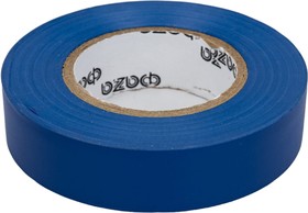 Фото 1/3 Изолента ПВХ, 19 мм, 25 м, синяя 5038264
