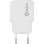 Зарядное устройство inkax CD-08 Travel 1хUSB, 1А + кабель Lightning 8-pin 1м (белый)