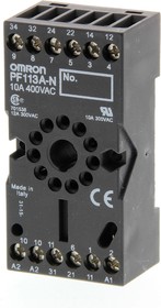 Фото 1/2 PF113A-N, Relay Socket MKS Series