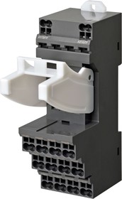 Фото 1/4 PYF-14-PU, 14 Pin 250V ac DIN Rail Relay Socket, for use with MY Series General Purpose Relay