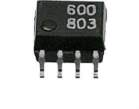 Фото 1/3 HCPL-2601-500E, OPTOCOUPLER 1CH 10MBD 8-SMD