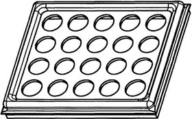 0513-010-4006, Automotive Connectors SEAL, INTF, 40P, BRN, DRC18