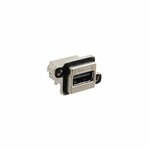 MUSBRA51130, Гнездо, USB A, MUSB, на панель, винтами, THT, прямой, USB 2.0, IP68