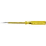 56502, Отвертка индикаторная, желтая ручка 100 - 500 В, 190 мм